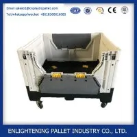 תעשיית הבגדים ארגז משטח גדול מפלסטיק