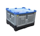 קופסאות משטח פלסטיק מתקפלות עם מכסה