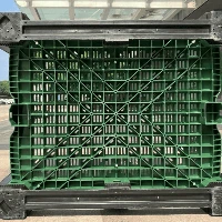 Plastic Rigid Hybrid Apple Pallet Box with Dense Ventilation Holes Plastic Rigid Hybrid Apple Pallet Box with Dense Ventilation Holes
