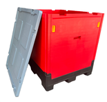 תיבת משטחים להובלה מתקפלת לנוזל